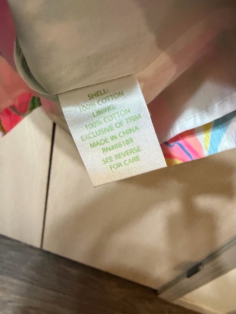 Lilly Pulitzer Tessa Shift Dress Size 4 Pink Tropical Print So A Peeling Cotton - Picture 6 of 15